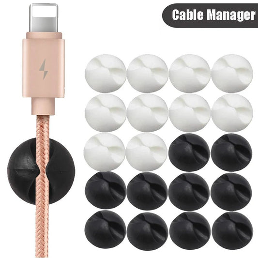 Car Cable Clips Silicone USB Line Desktop Management Compatible Clips for Driving Recorder Wire Organizer Auto Accessories - PureShop