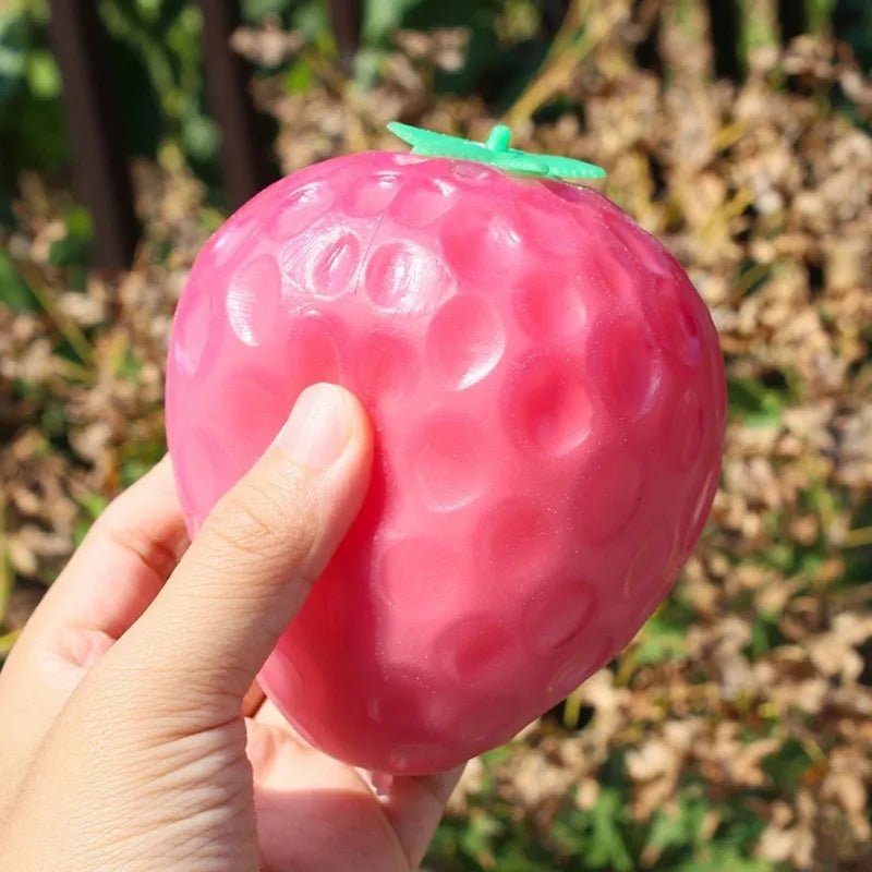 Color Changing Squishy Strawberry Stress Relief Fidget Toy for Kids Sensory Play - PureShop