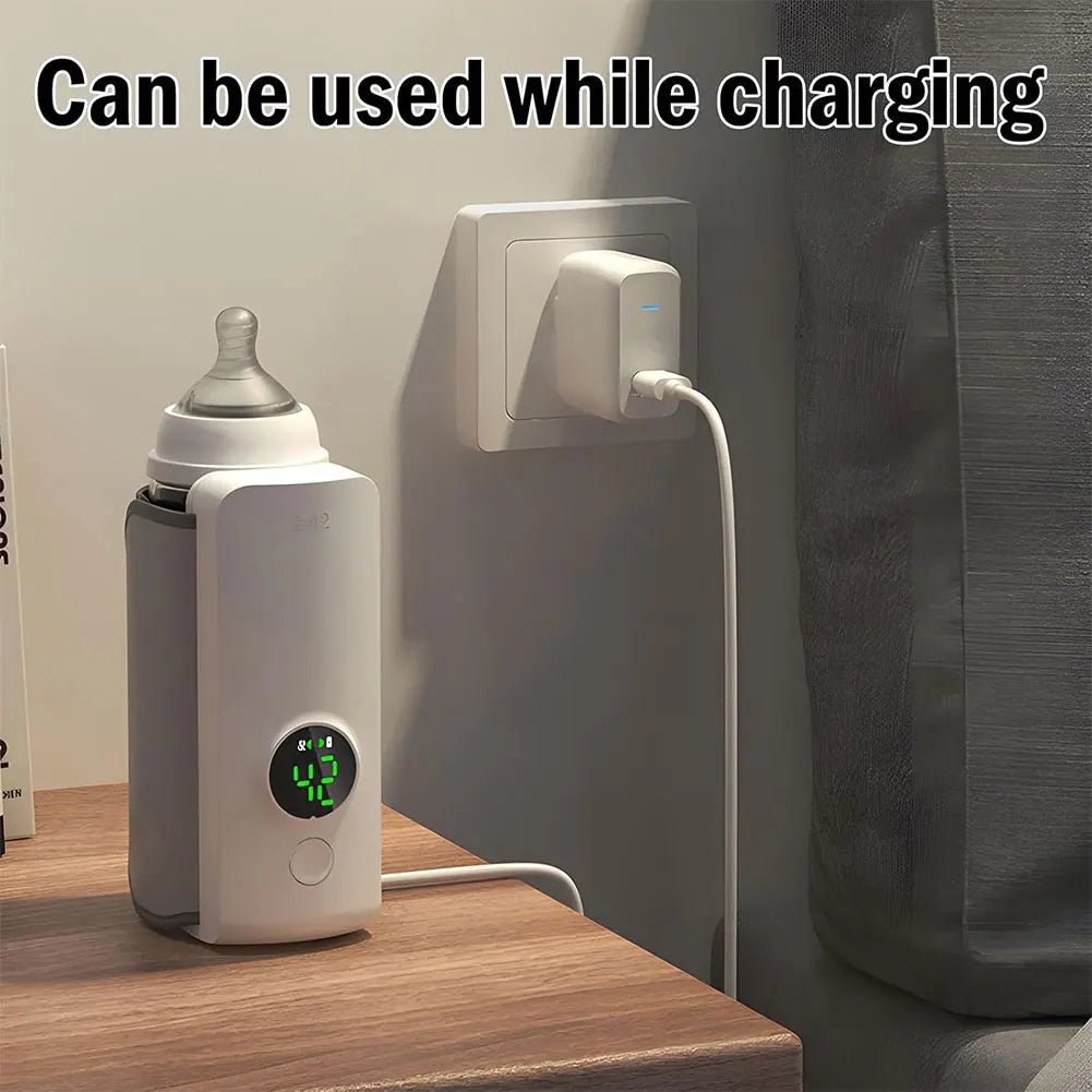Cordless Milk Warmer with Temperature Control Baby Bottle Warmer Travel Warmer for Comfortable Baby Feeding On The Go - PureShop