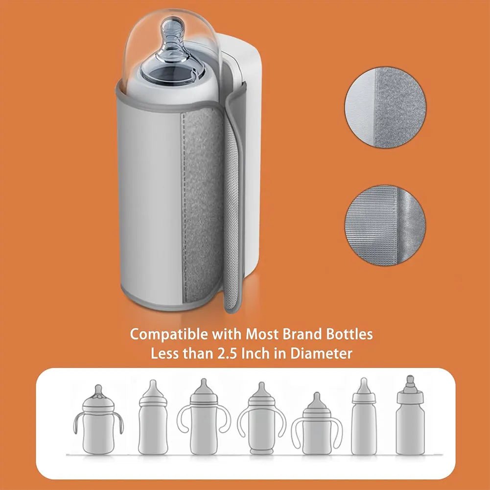 Cordless Milk Warmer with Temperature Control Baby Bottle Warmer Travel Warmer for Comfortable Baby Feeding On The Go - PureShop