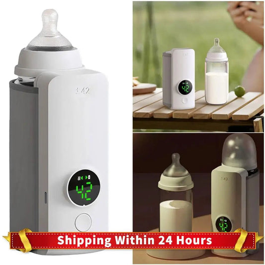 Cordless Milk Warmer with Temperature Control Baby Bottle Warmer Travel Warmer for Comfortable Baby Feeding On The Go - PureShop