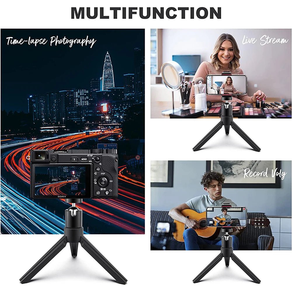 Folding Projector Stand with Lazy Phone Holder - PureShop
