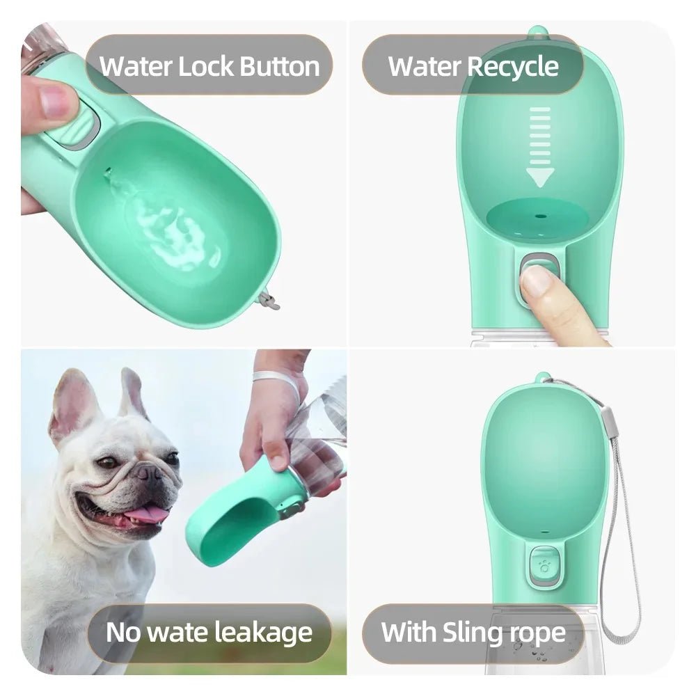 Leak-Proof Dog Water Bottle for Outdoor Travel - PureShop