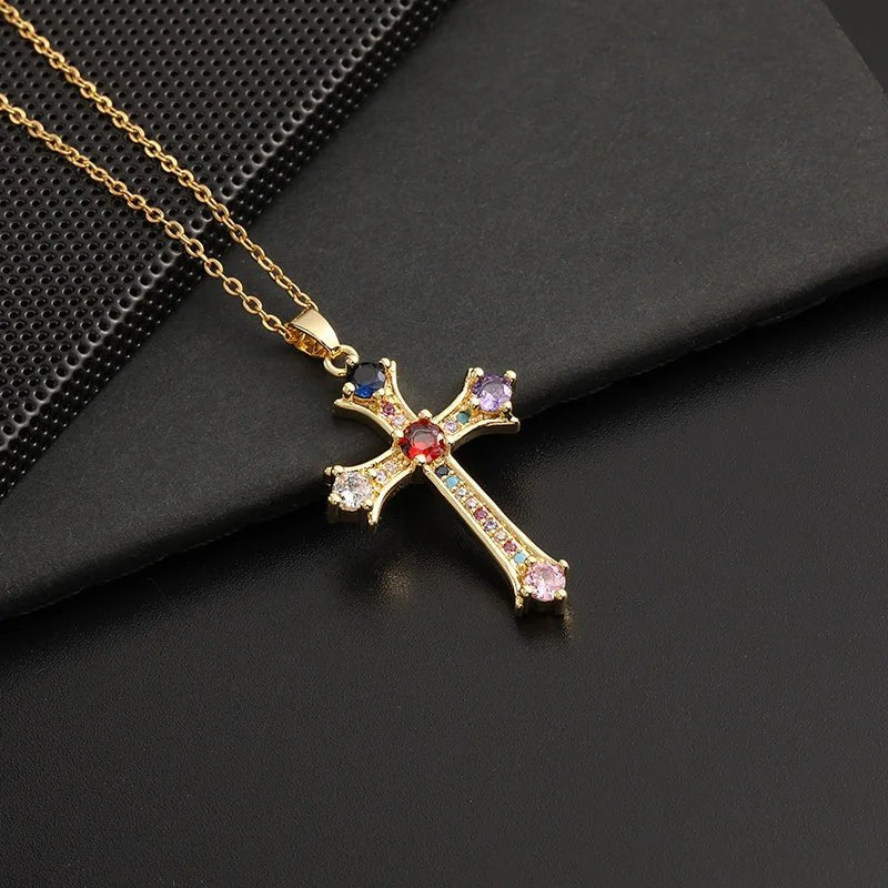 Stylish Cross Pendant Necklace - PureShop
