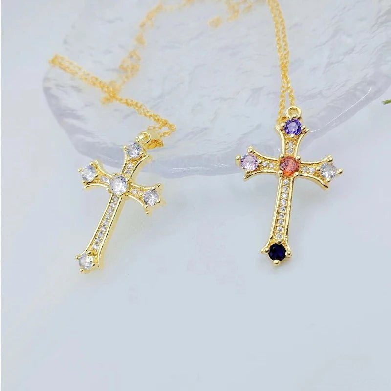 Stylish Cross Pendant Necklace - PureShop