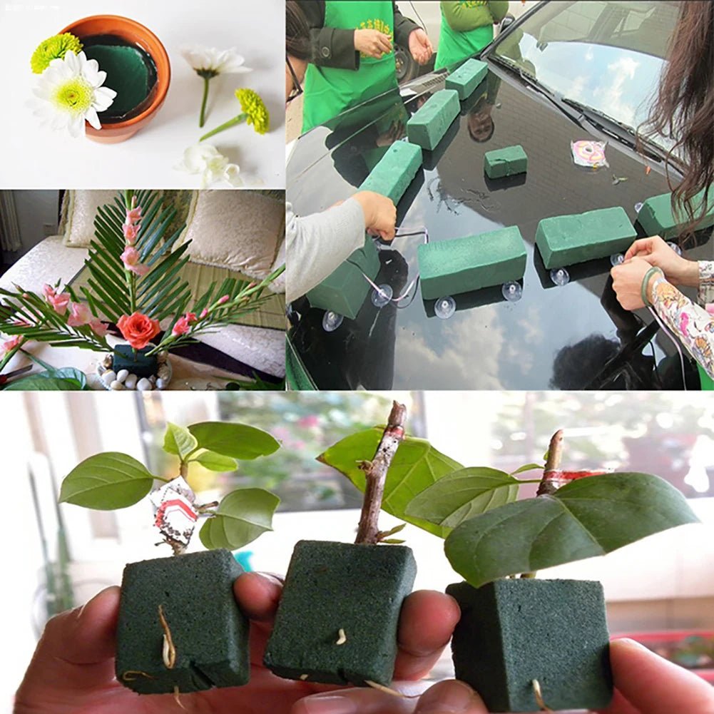 Green Foam Blocks for DIY Flower Arrangements - Wedding Craft Holder - PureShop