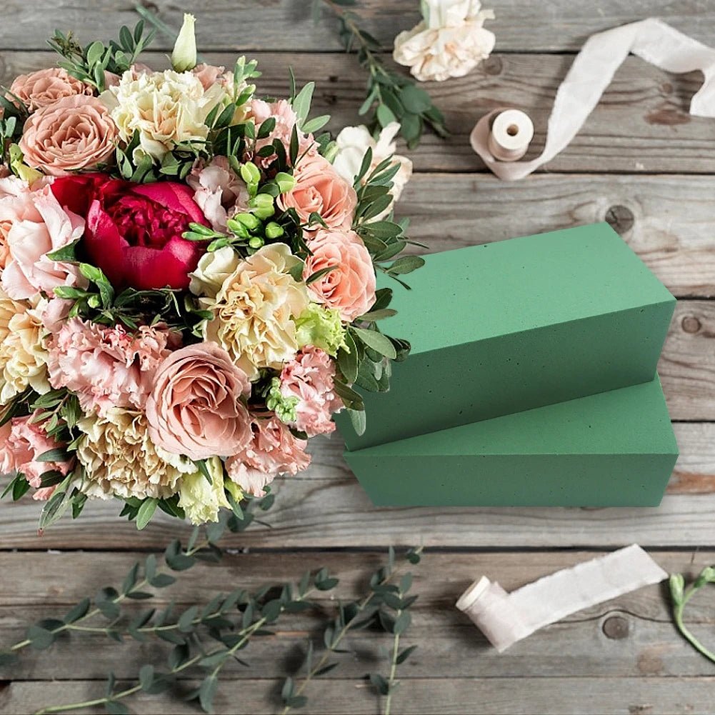 Green Foam Blocks for DIY Flower Arrangements - Wedding Craft Holder - PureShop