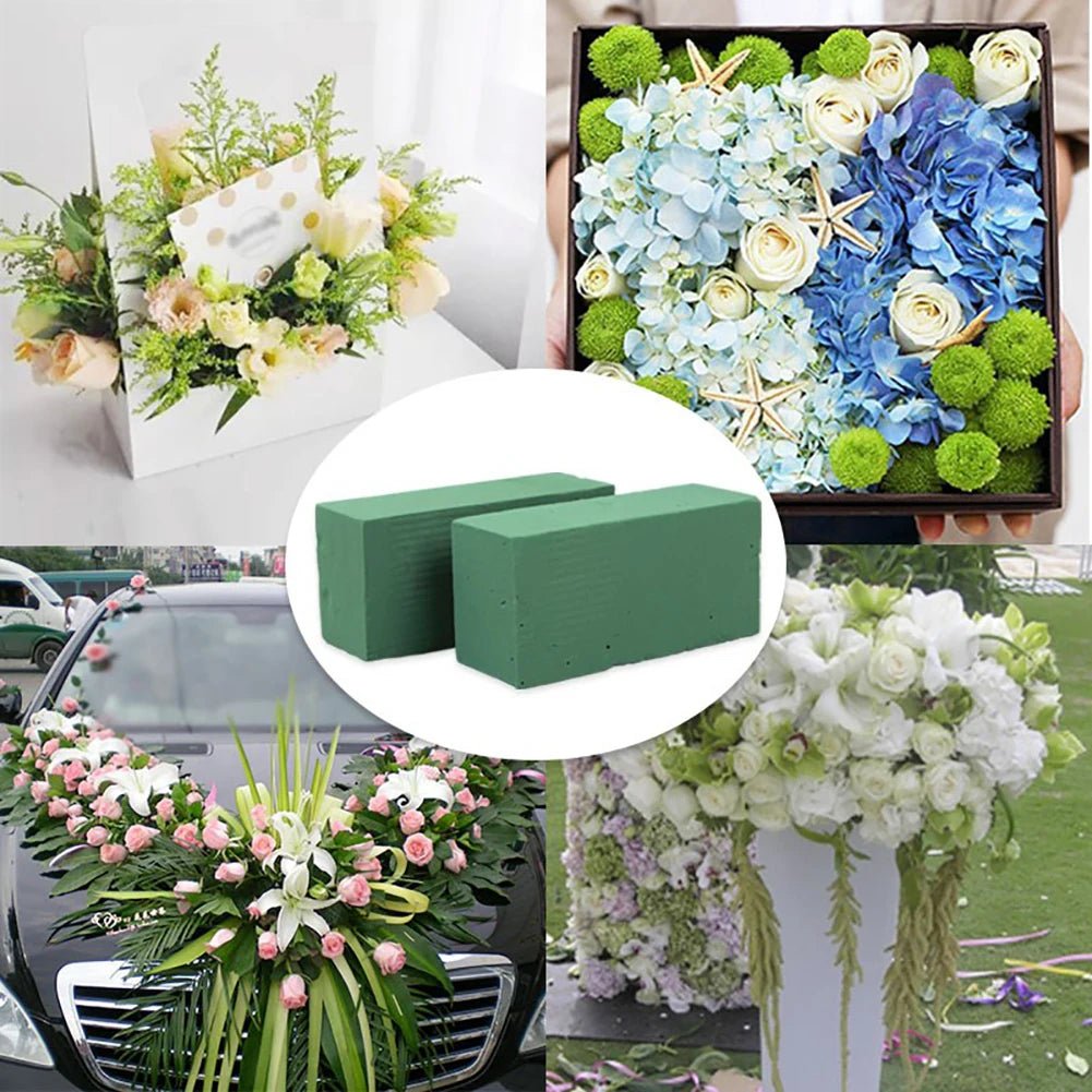 Green Foam Blocks for DIY Flower Arrangements - Wedding Craft Holder - PureShop
