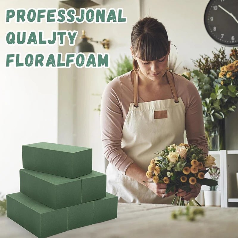 Green Foam Blocks for DIY Flower Arrangements & Crafts - PureShop