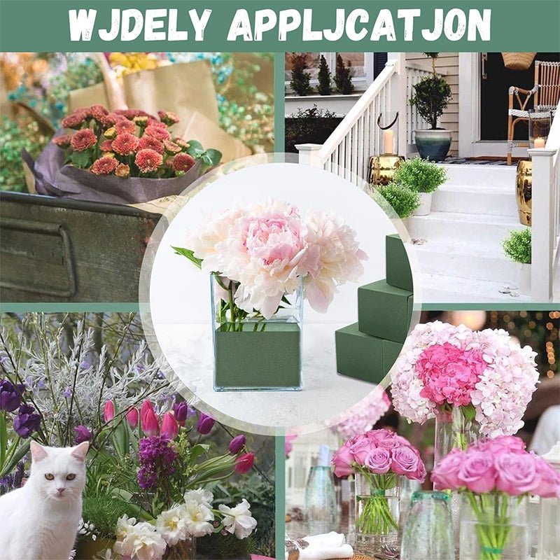 Green Foam Blocks for DIY Flower Arrangements & Crafts - PureShop