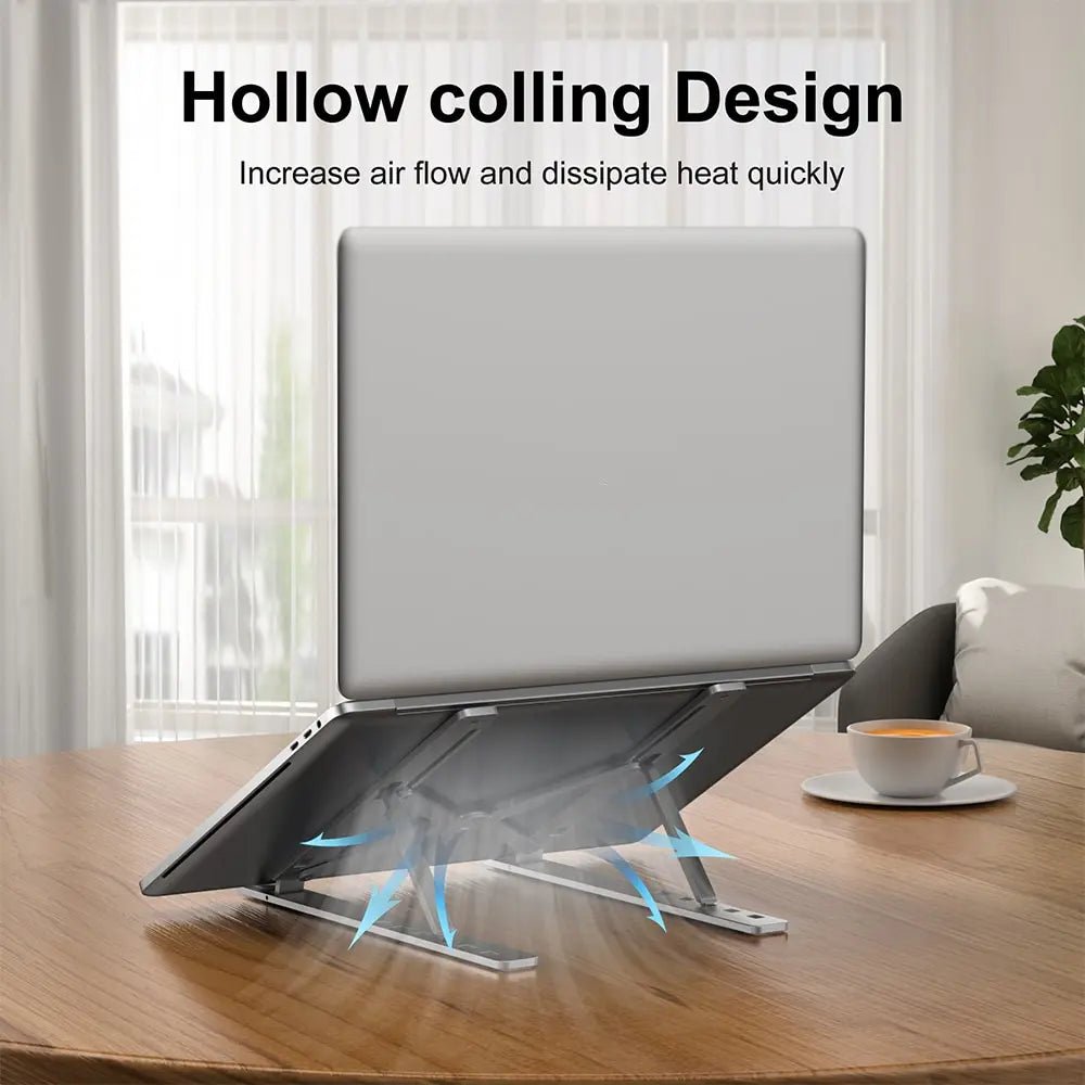 Foldable Aluminum Laptop Stand for MacBook Air Pro PC - PureShop