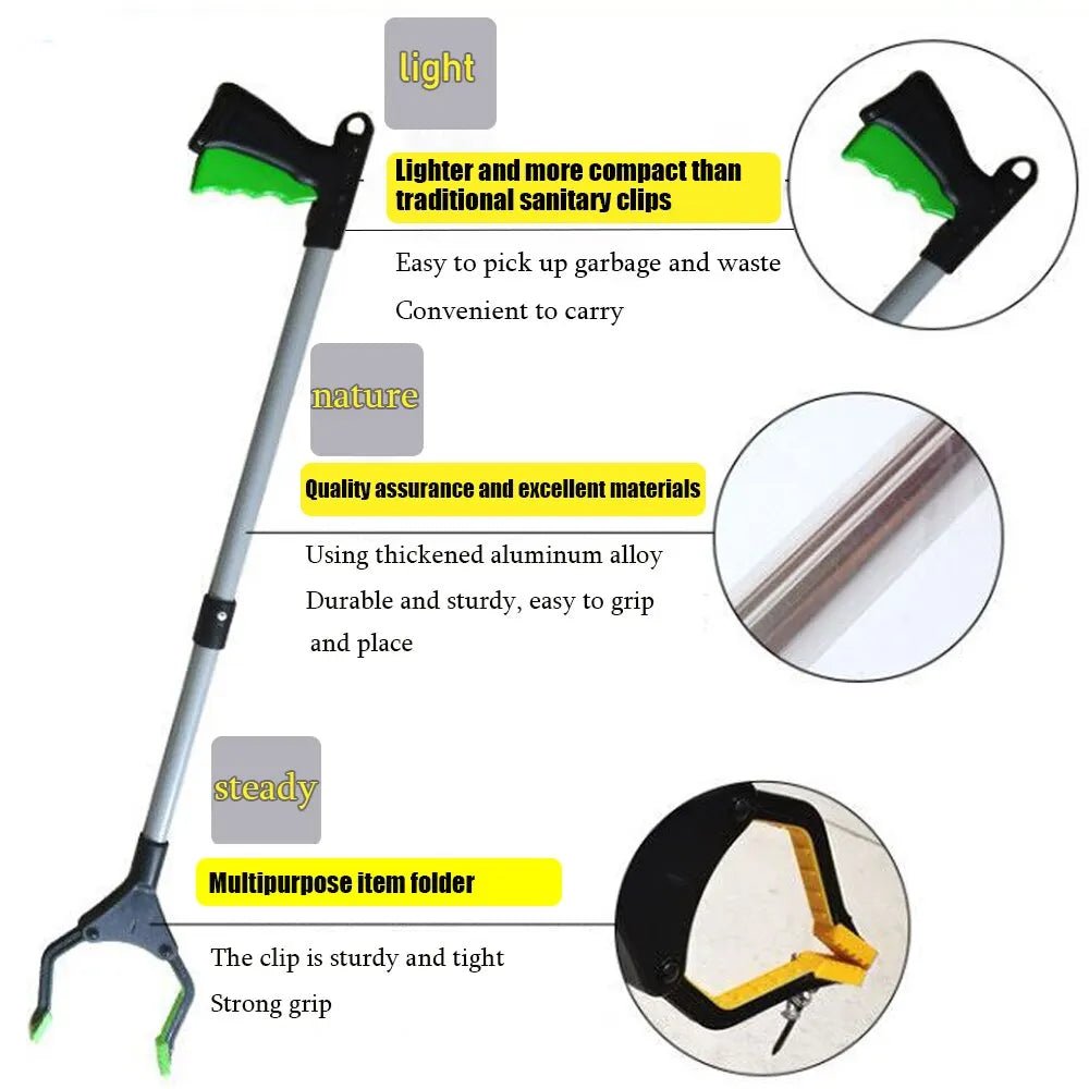 Portable Collapsible Litter Grabber Tools - PureShop