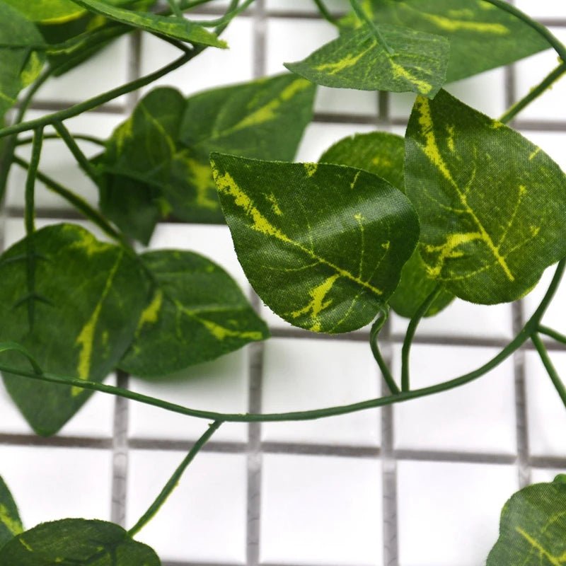 Green Artificial Plants Flowers Vines Home Room Decor Silk Hanging Fake Leaf Garland Leaves For Garden Wedding Party Decoration - PureShop