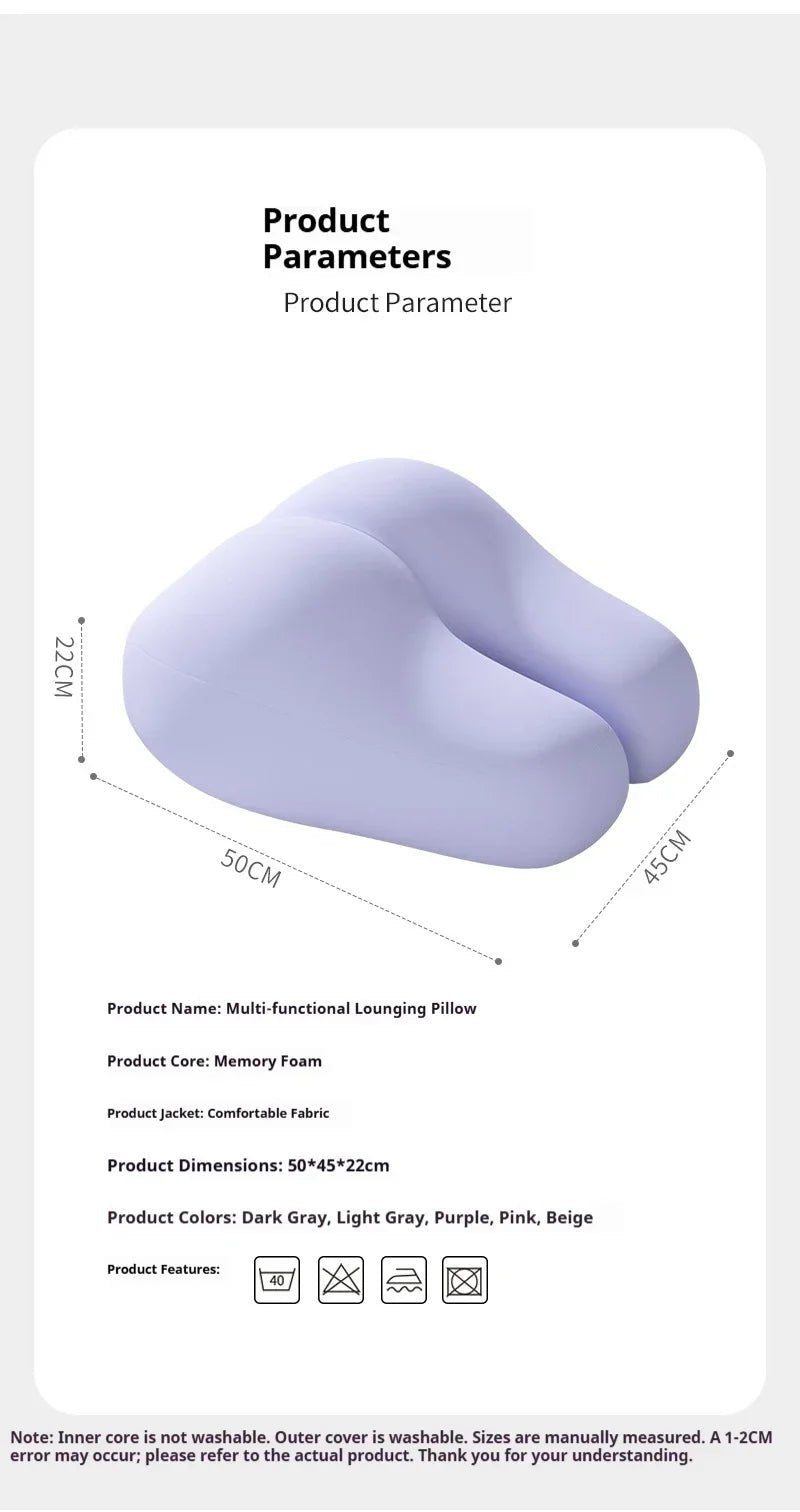 Hip-shaped Pillow for Stomach Sleeping, - PureShop