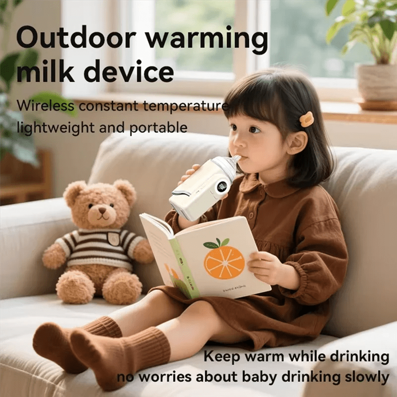 HLZS-USB Portable Milk Warmer For Baby Outdoor Constant Temperature Bottle Insulation Cover Hot Milk And Milk Heating Cover - PureShop