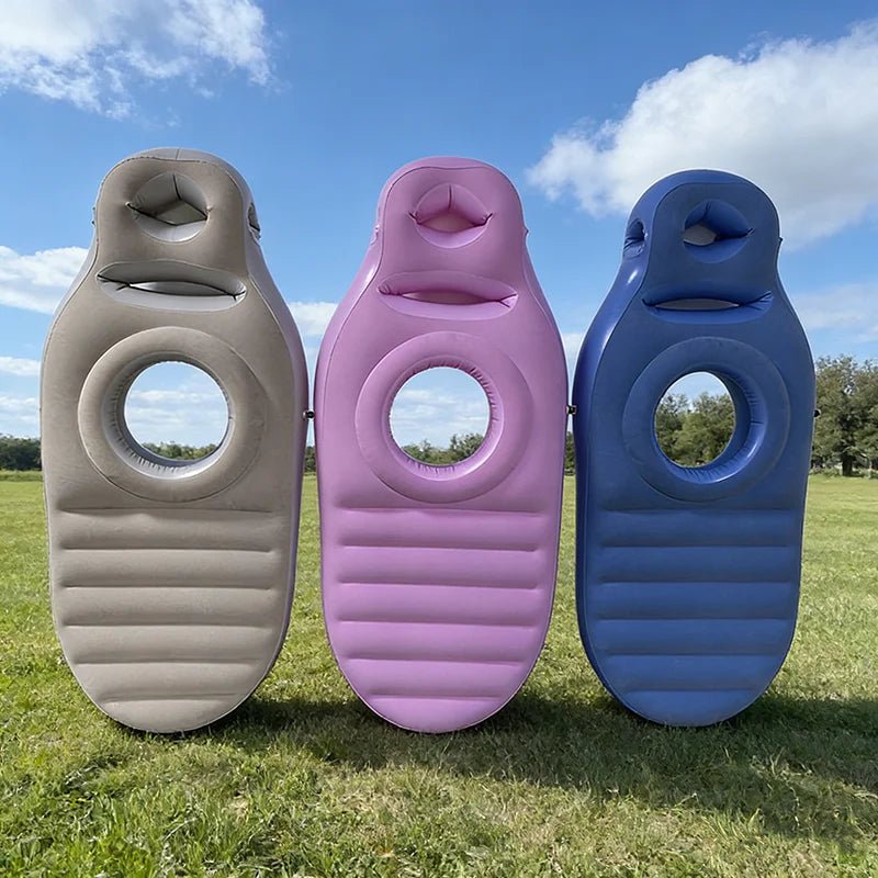 Inflatable Pregnancy Pillow with Abdominal and Head Holes - PureShop