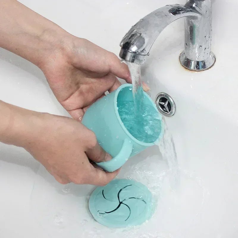 Kids Cup Silicone Food Storage Box Solid Color Baby Sippy Cup Portable Children Snacks Container with Lid Scale BPA Free 200ml - PureShop