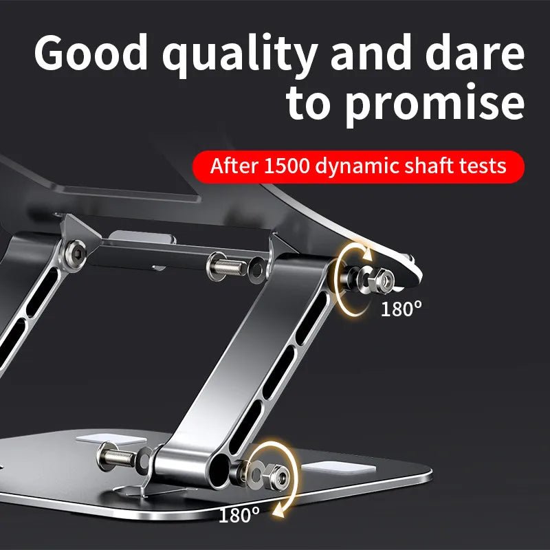 Adjustable Aluminum Laptop Stand Holder E-Brands Up to 17" Tablet Cooling Bracket - PureShop
