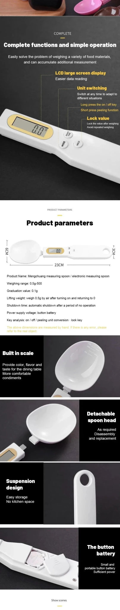 LCD Digital Measuring Spoon - PureShop