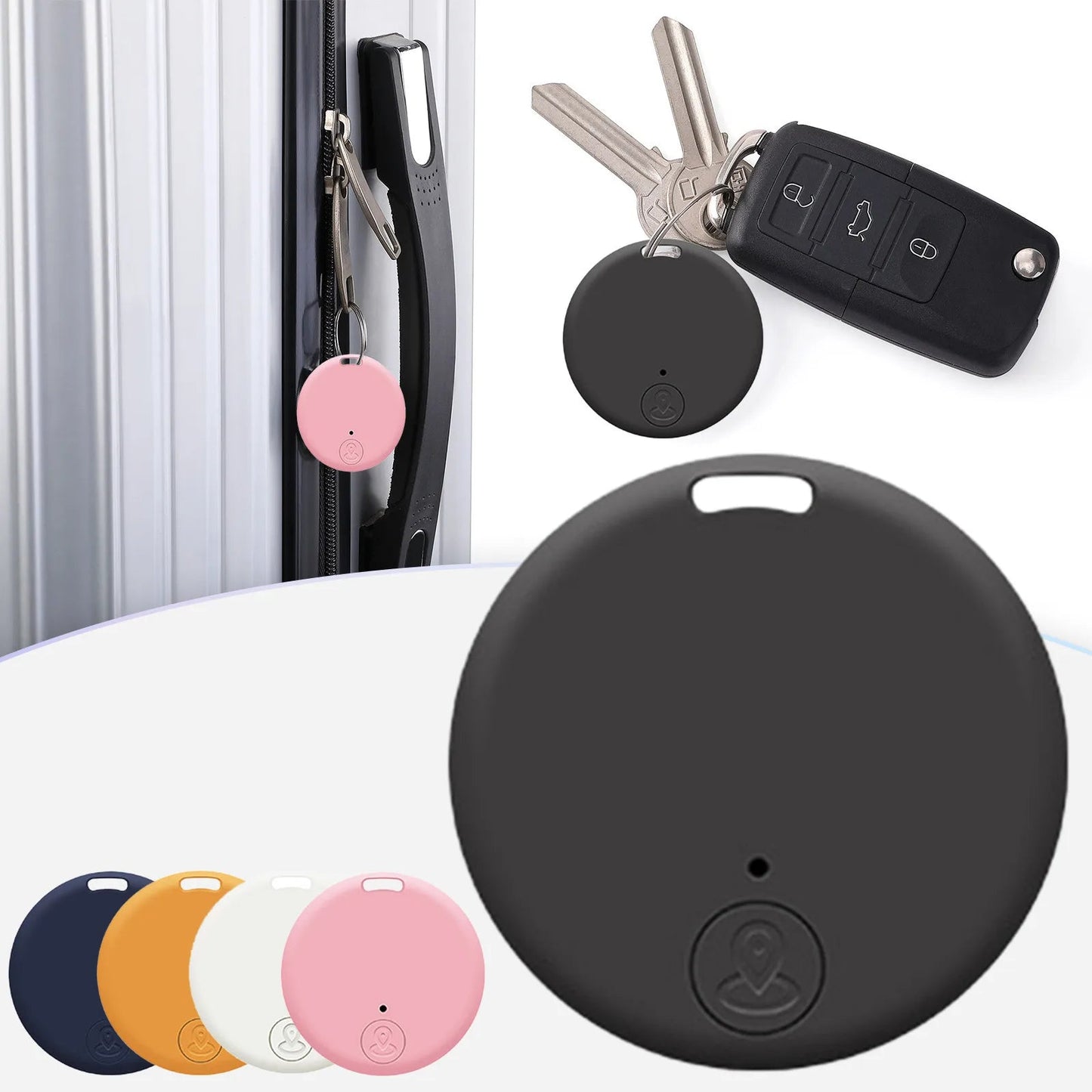 Mini GPS Locator AntiLost Alarm Wallet Keychain Smart Tag Bluetooth-Compatible Tracer Keychain Dog Pet Child Tracker Key Finder - PureShop