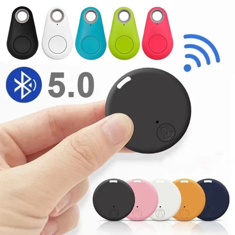 Mini GPS Locator AntiLost Alarm Wallet Keychain Smart Tag Bluetooth-Compatible Tracer Keychain Dog Pet Child Tracker Key Finder - PureShop