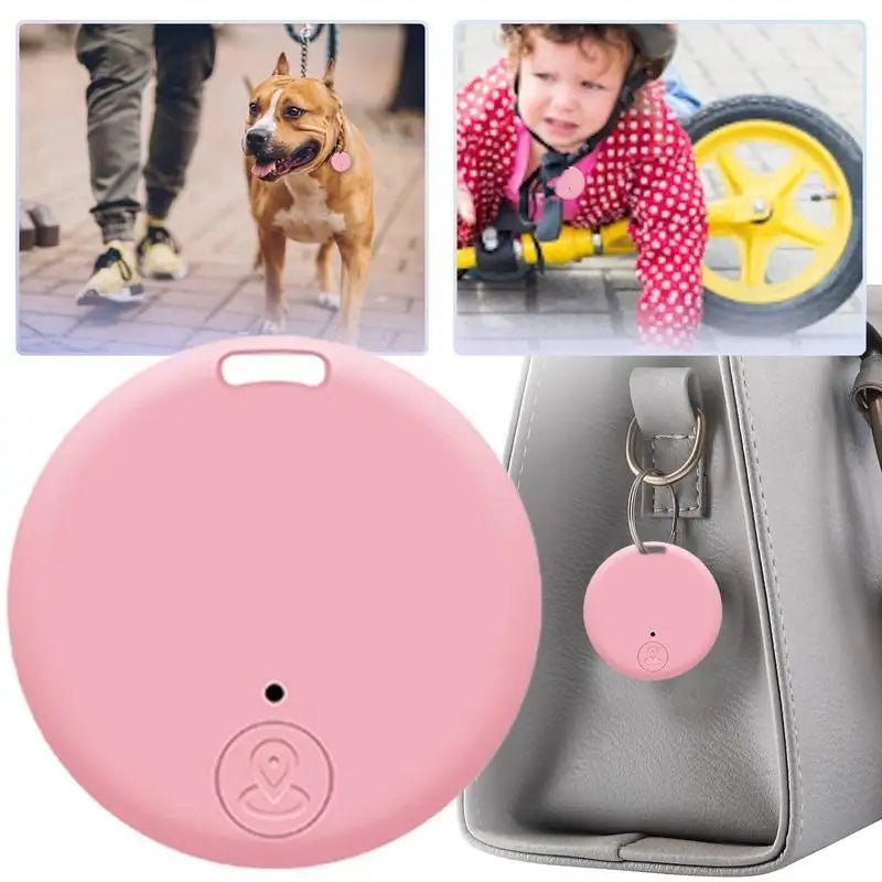 Mini GPS Locator AntiLost Alarm Wallet Keychain Smart Tag Bluetooth-Compatible Tracer Keychain Dog Pet Child Tracker Key Finder - PureShop