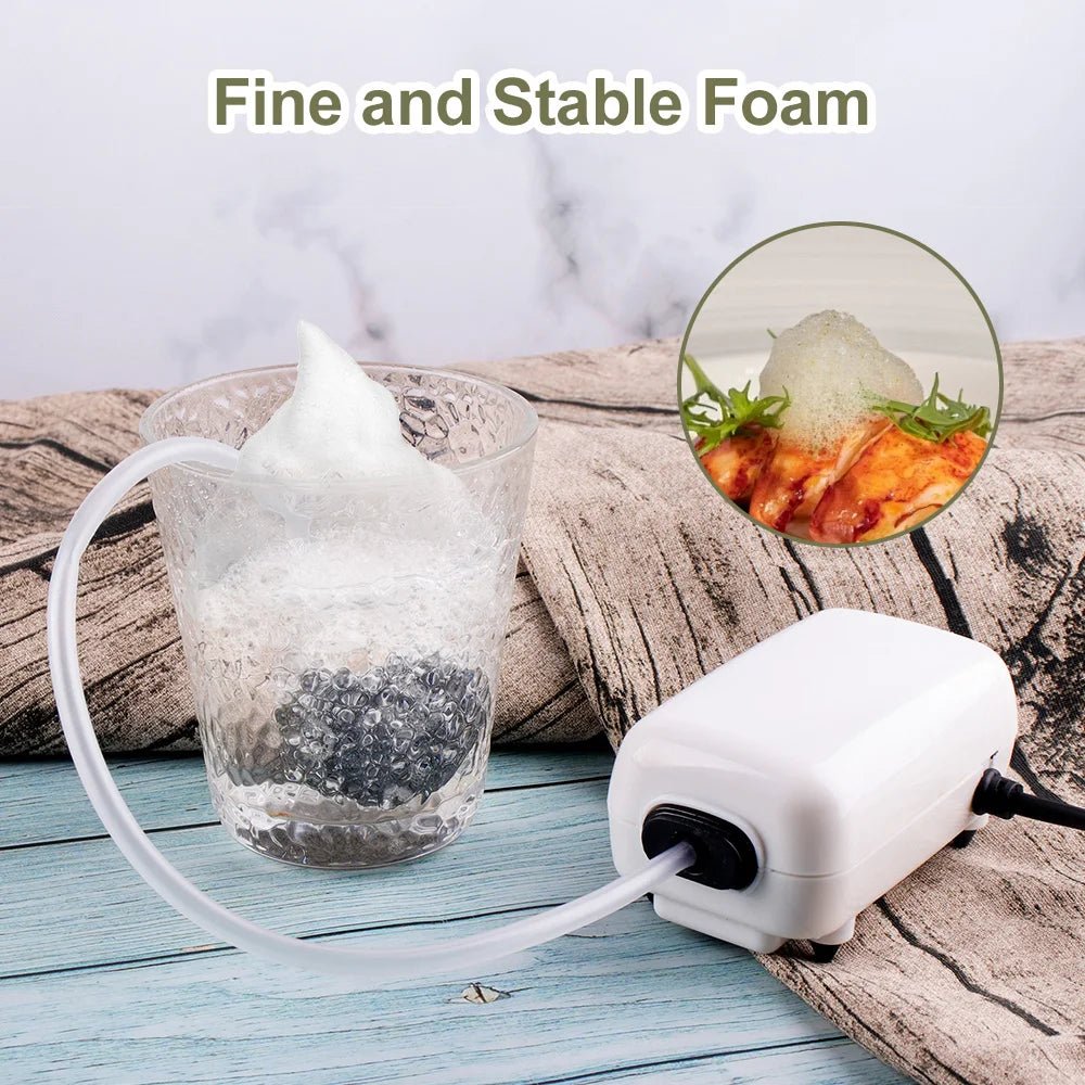 Foam Generator for Molecular Gastronomy and BBQ Cocktails - PureShop