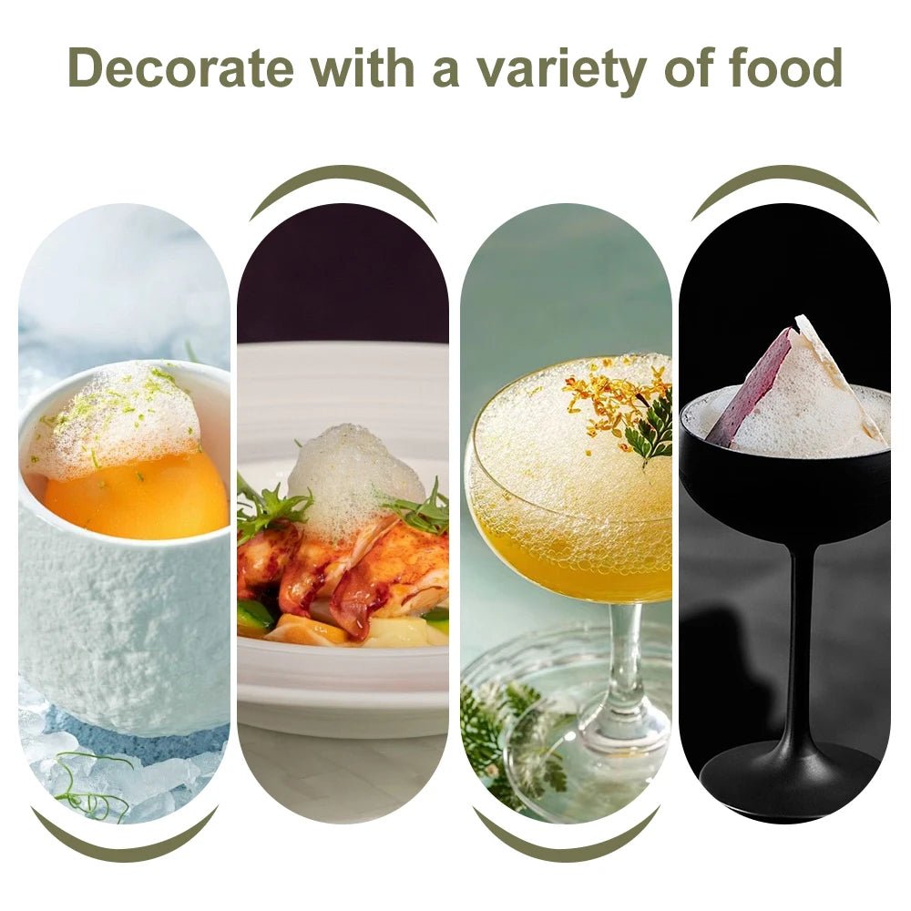 Foam Generator for Molecular Gastronomy and BBQ Cocktails - PureShop