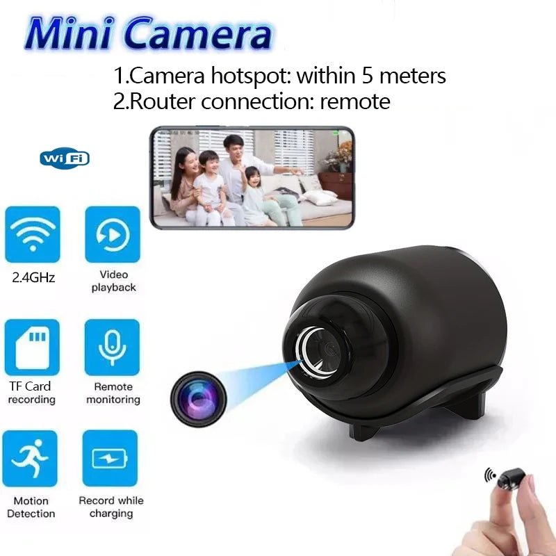 X5 Mini Camera 1080P Night Vision Lightweight WiFi Cam - PureShop