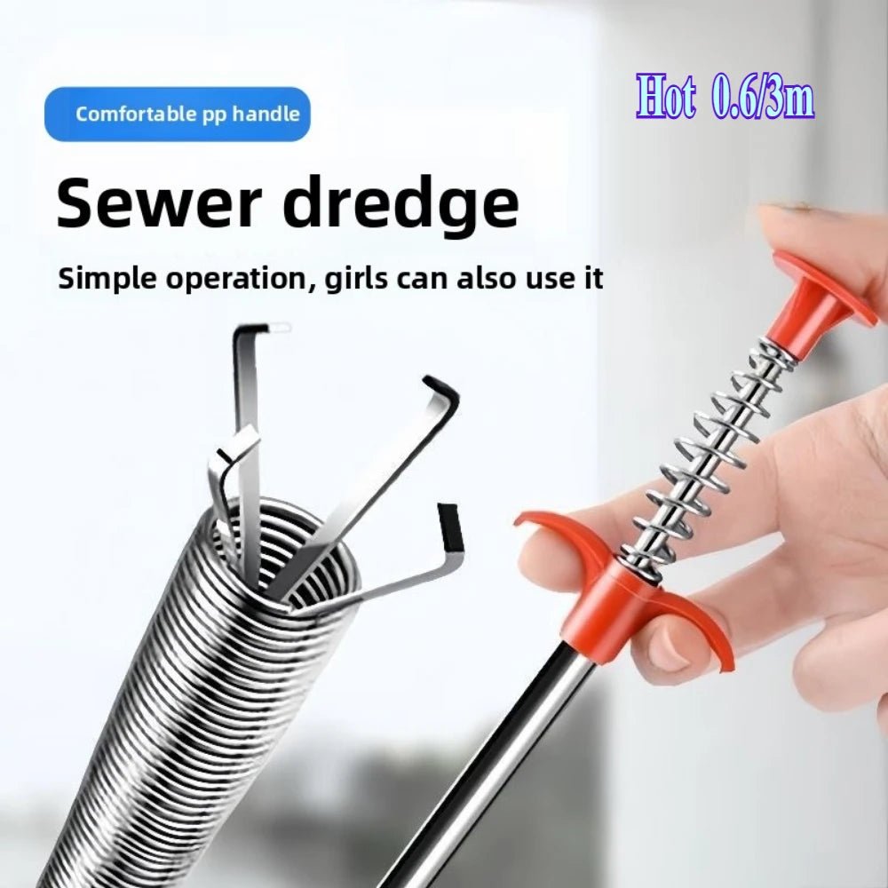 Professional Pipe Plunger: Sewage Drain Unclogger - PureShop