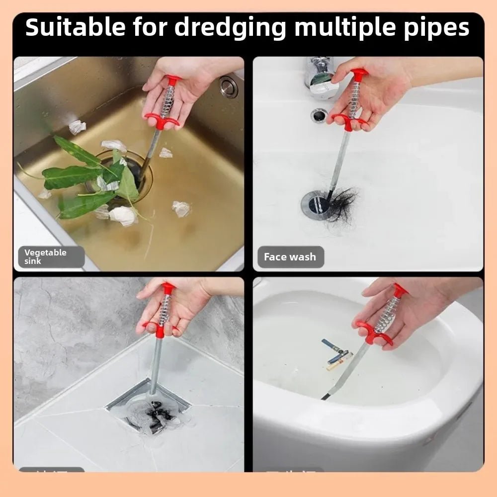Professional Pipe Plunger: Sewage Drain Unclogger - PureShop