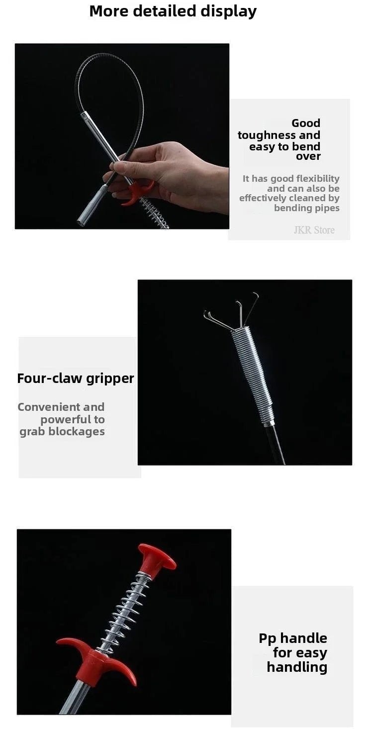 Professional Pipe Plunger: Sewage Drain Unclogger - PureShop