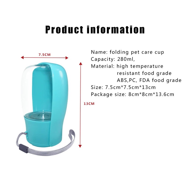 Portable 300 ml Dog Water Bottle - PureShop
