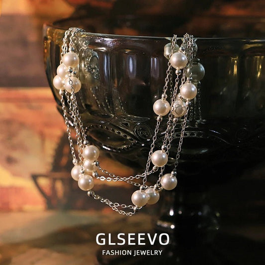 Pearl Silver Necklace - Timeless Elegance - PureShop