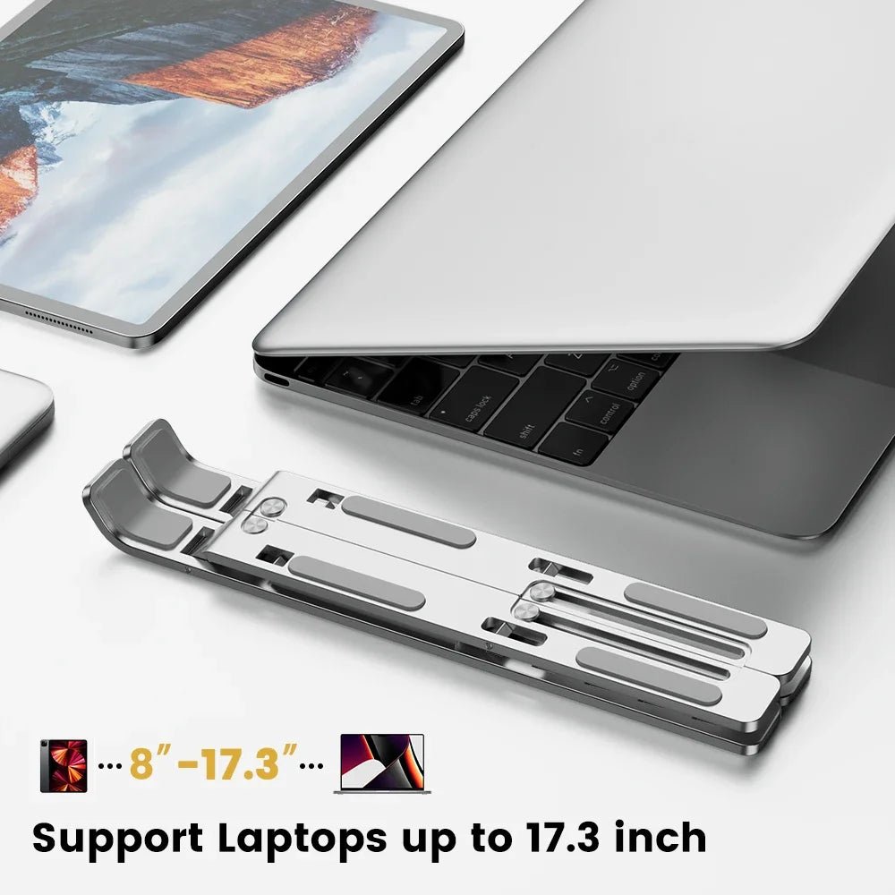 Foldable Aluminum Laptop Stand for Macbook Air Pro - PureShop