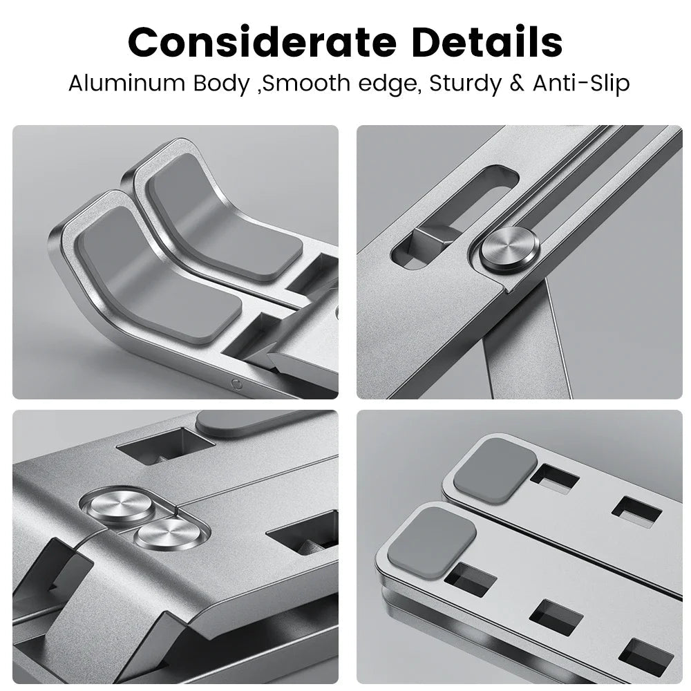 Foldable Aluminum Laptop Stand for Macbook Air Pro - PureShop