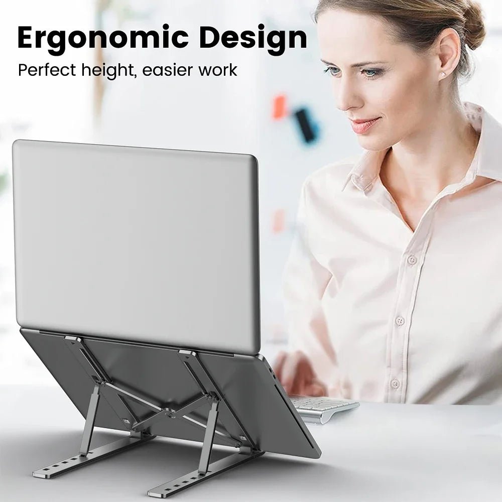 Foldable Aluminum Laptop Stand for Macbook Air Pro - PureShop