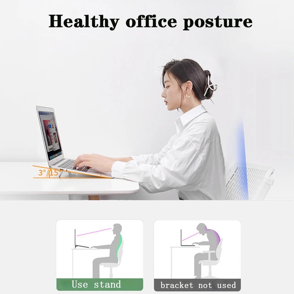 Portable Aluminum Laptop Stand for MacBook Xiaomi Notebook - PureShop