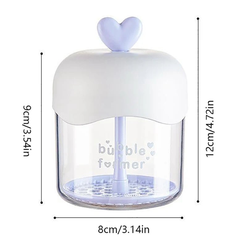 Portable Face Cleanser Shower Bath Shampoo Gel Foam Maker Bubble Press Foamer Device Cleansing Foaming Cup Make Up Removal Tool - PureShop