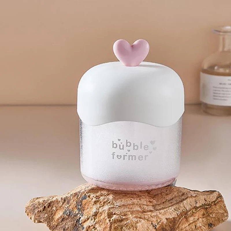 Portable Face Cleanser Shower Bath Shampoo Gel Foam Maker Bubble Press Foamer Device Cleansing Foaming Cup Make Up Removal Tool - PureShop