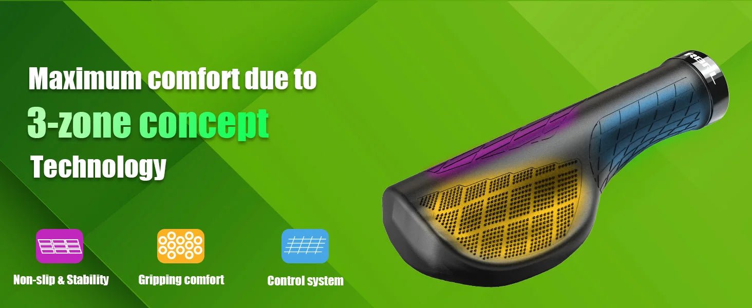Anti-slip Ergonomic MTB Bike Grips for E Scooter - PureShop