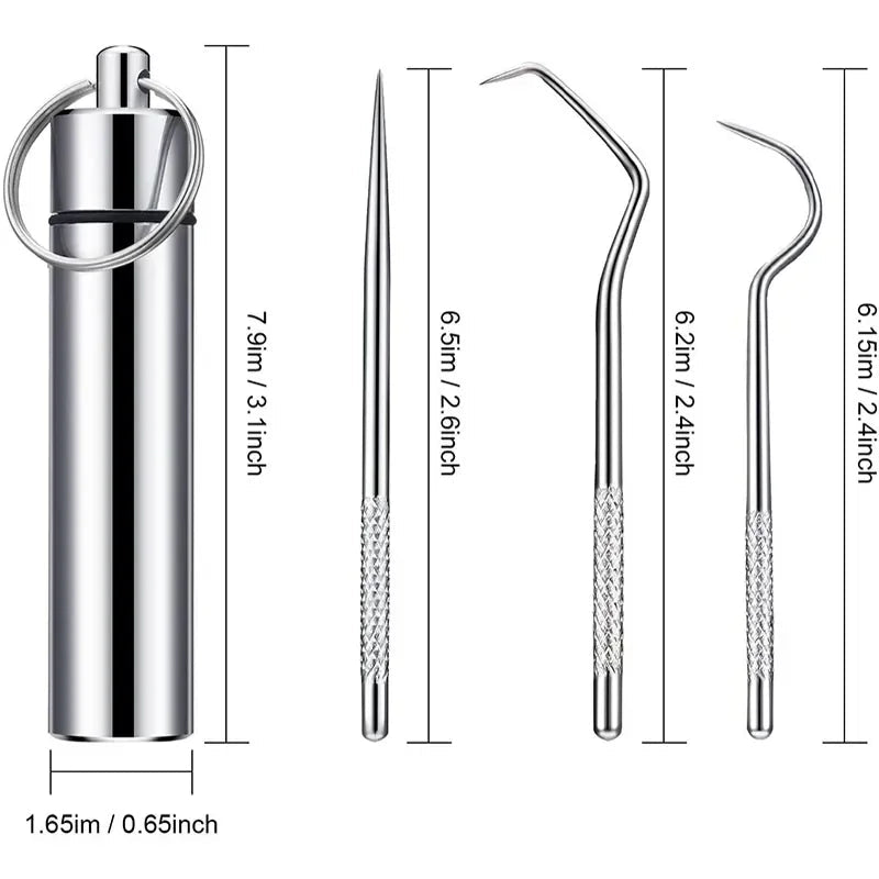 Reusable Stainless Steel Toothpicks - PureShop