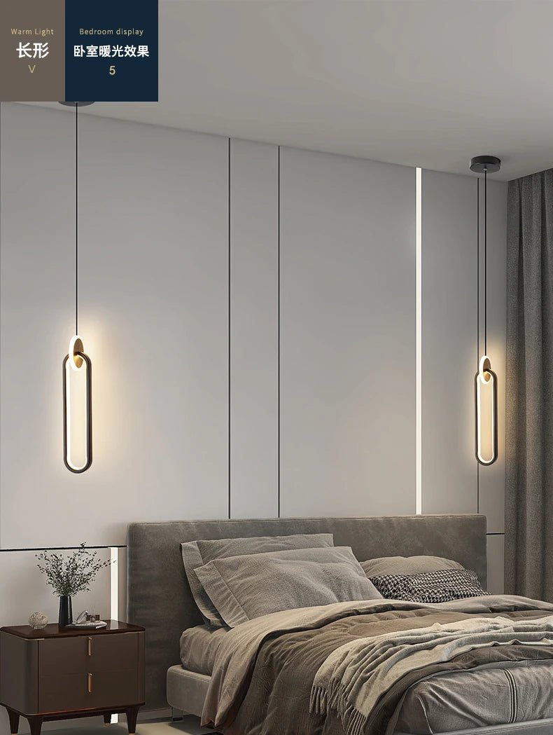 Room Decor Ring Lustres Lamparas Colgantes Para Techo Chandeliers Luminaria Suspension Pendant Lights Lamps Luminaire Suspendu - PureShop
