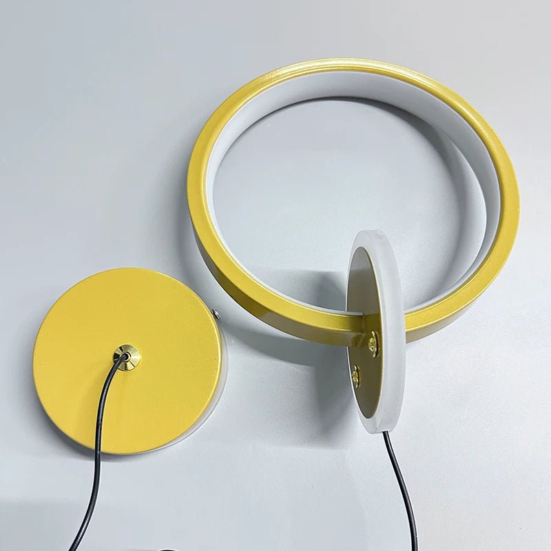 Room Decor Ring Lustres Lamparas Colgantes Para Techo Chandeliers Luminaria Suspension Pendant Lights Lamps Luminaire Suspendu - PureShop