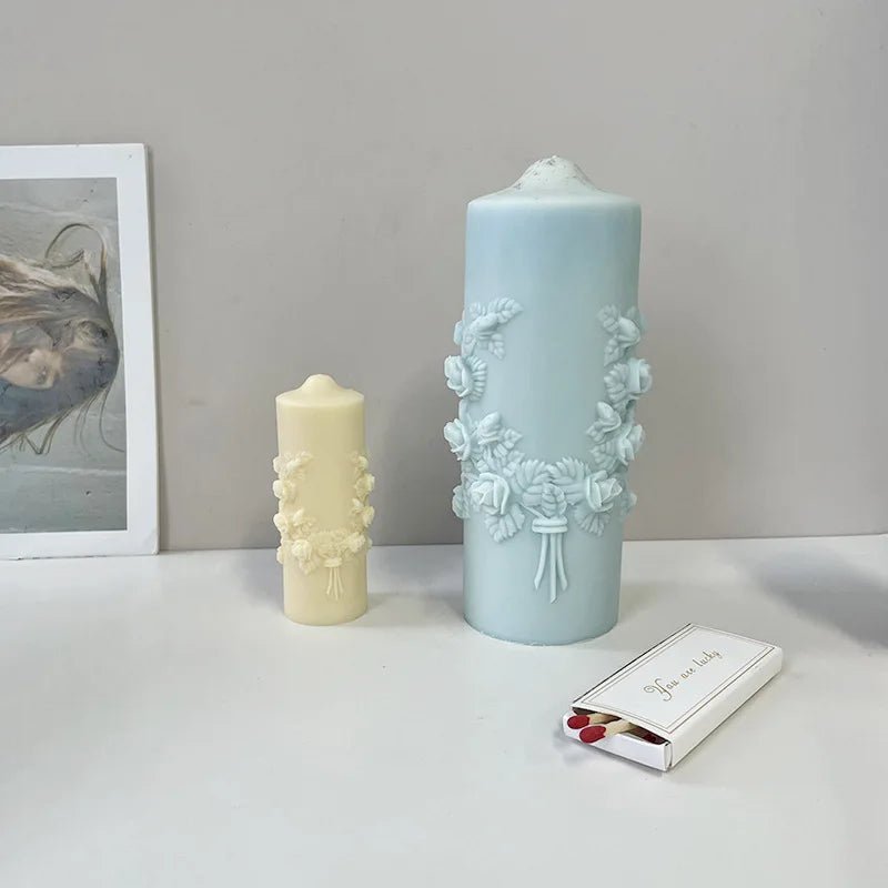 Handcrafted Rose Bouquet Candle Mold for DIY Plaster Soap Making - PureShop