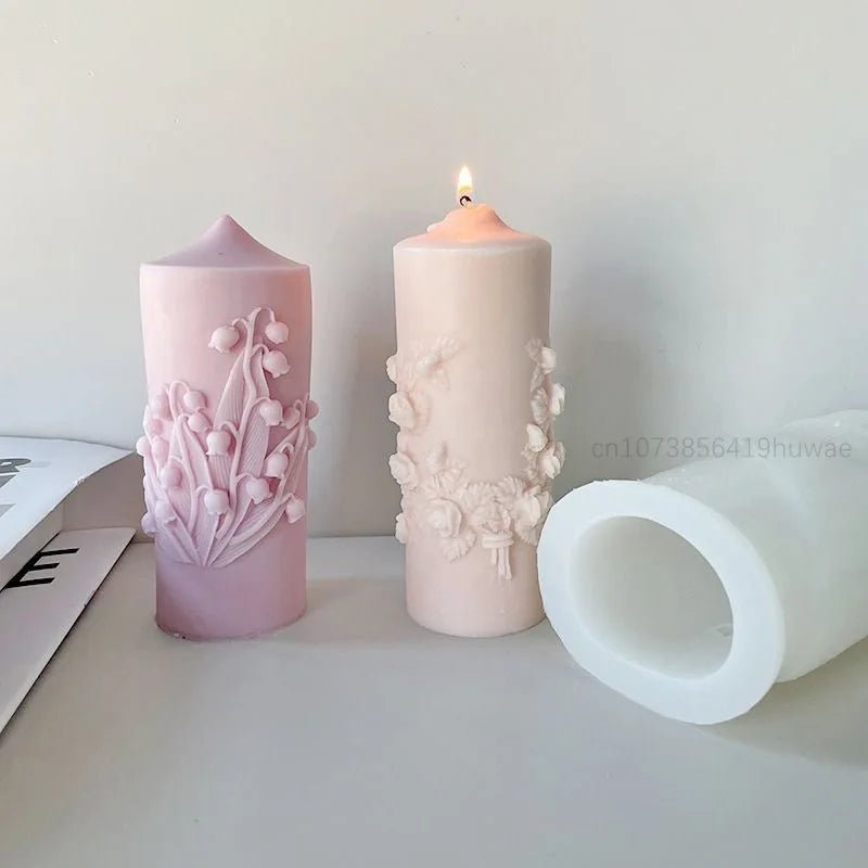 Handcrafted Rose Bouquet Candle Mold for DIY Plaster Soap Making - PureShop