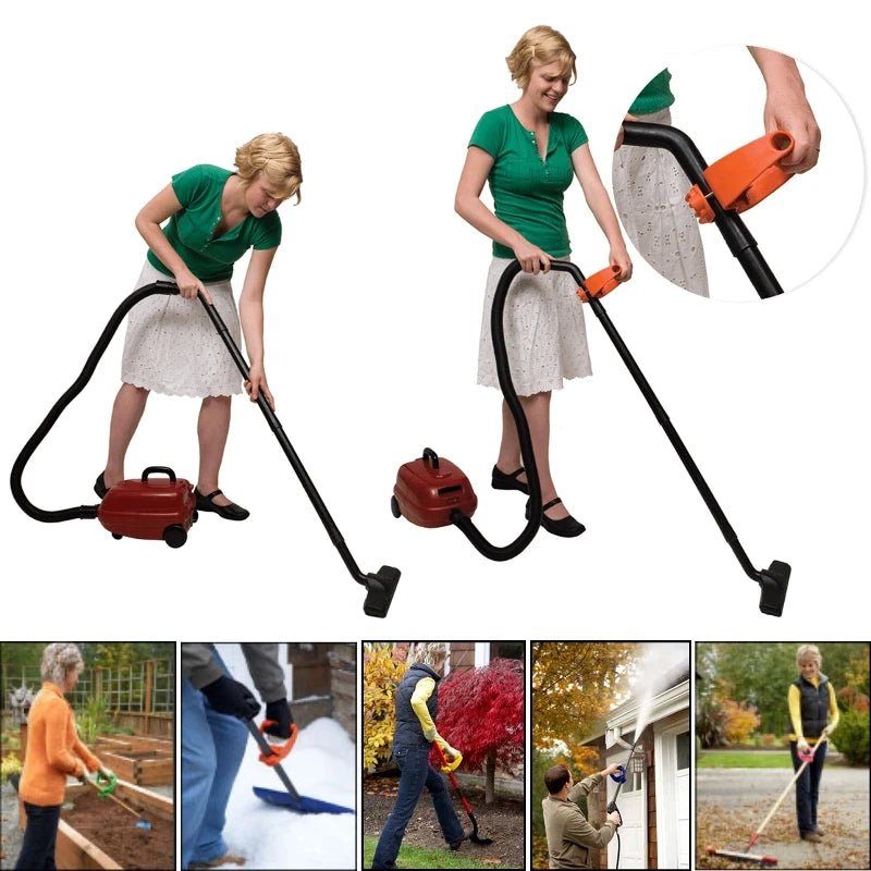 Shovel or Rake labor-saving Handle Attachment Shovel Work with Garden Shovels Rakes, D Grip Ergonomic Handle Replacement - PureShop