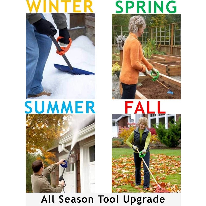 Shovel or Rake labor-saving Handle Attachment Shovel Work with Garden Shovels Rakes, D Grip Ergonomic Handle Replacement - PureShop