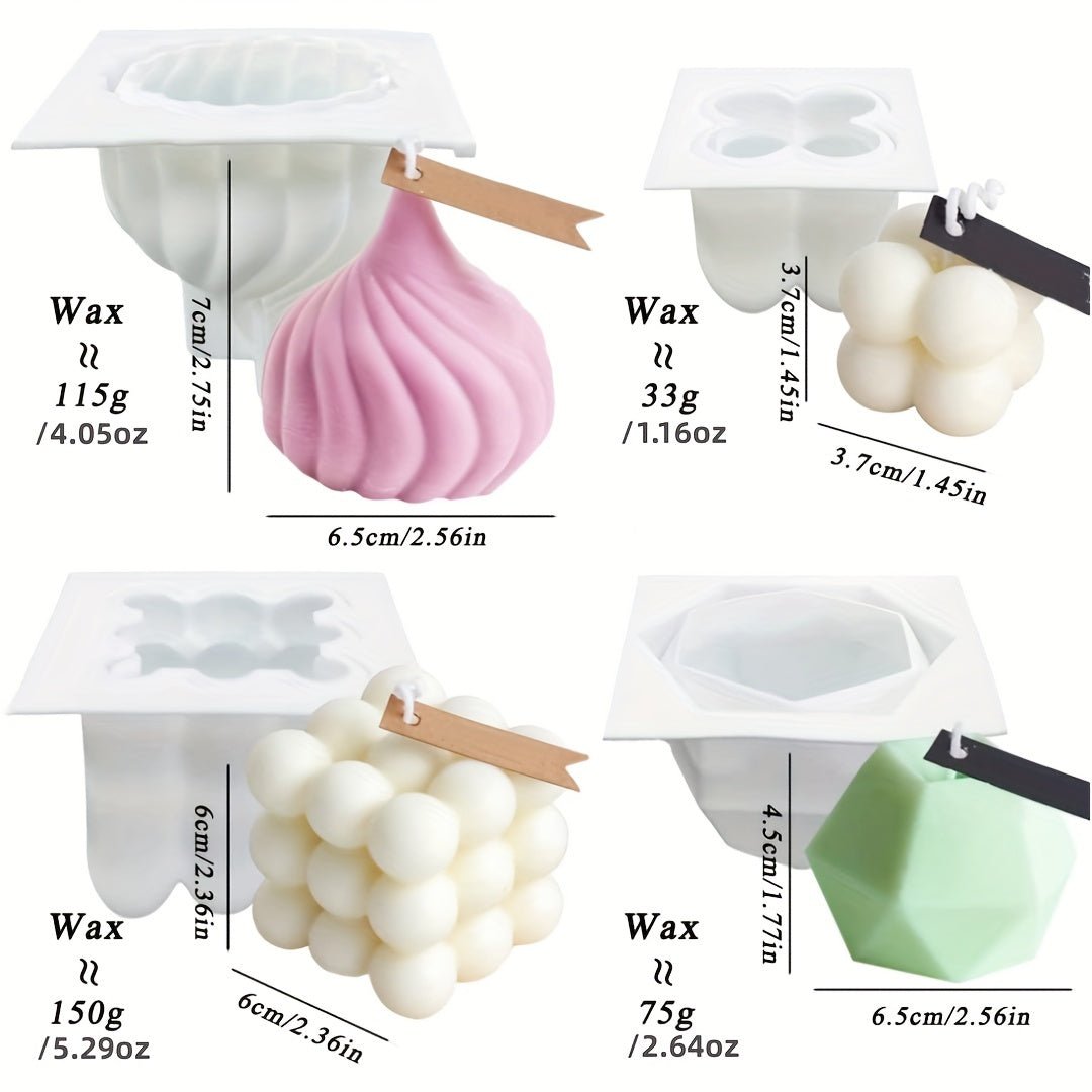 Silicone Candle Mold Set - PureShop