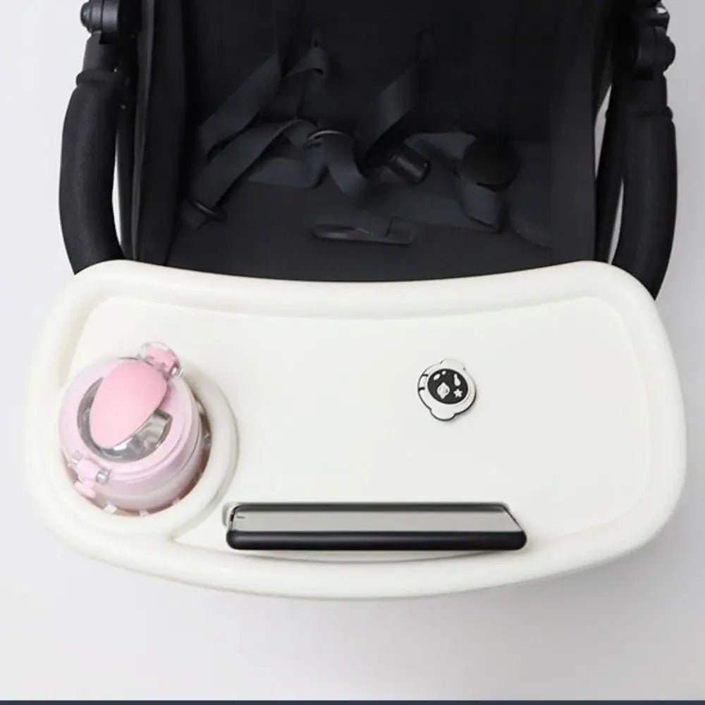 Snack Tray Baby Stroller Dinner Table Tray Baby Stroller Dinner Table Milk Bottle Cup Holder Cart Pram Snack Tray - PureShop